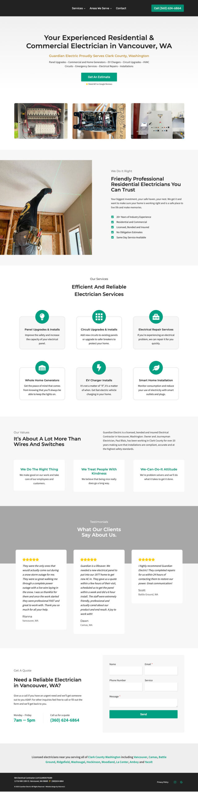 Vancouver WA Web Design 5 guardianelectricpro edit scaled