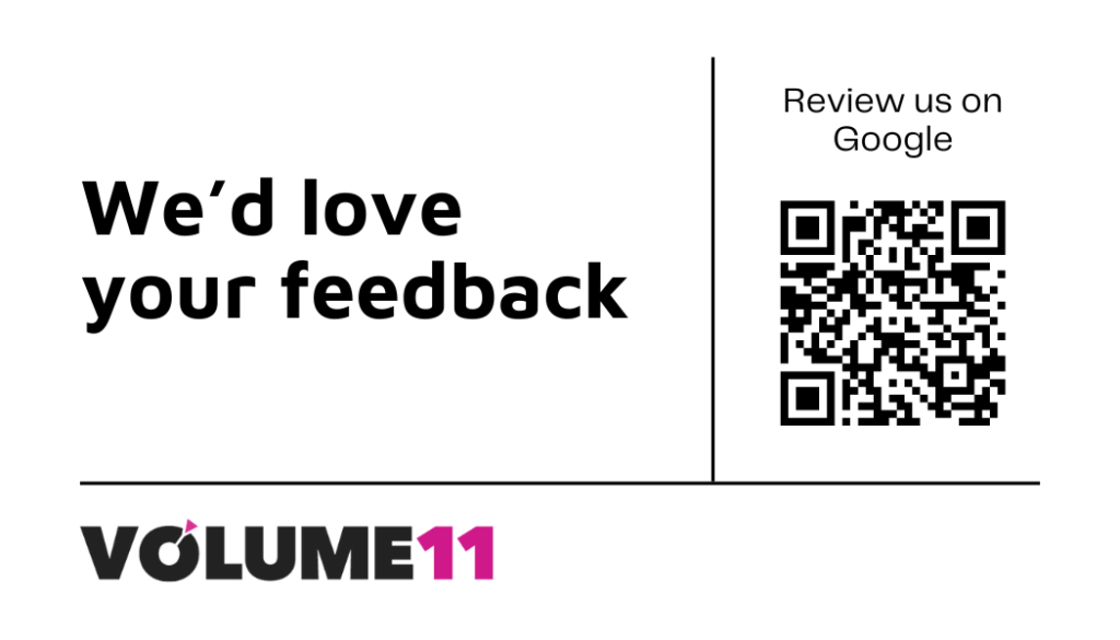 Google Review QR Code Card