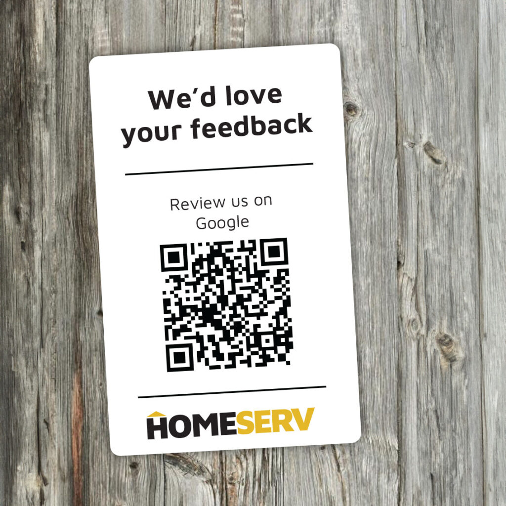 review card vertical